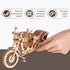 3D Wooden Puzzle, Motorcycle, DIY Model Kit
